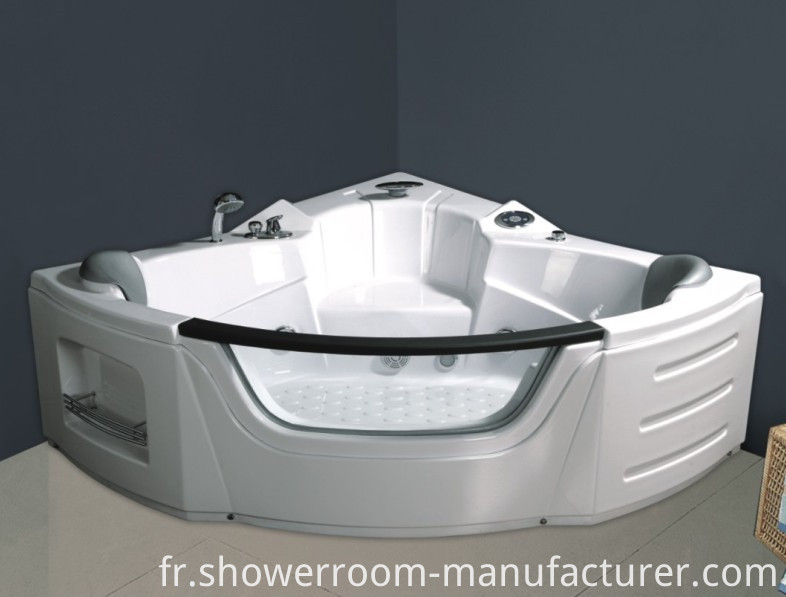 Double People Corner Indoor Jacuzzi Bathtub for Shower (CL-350)